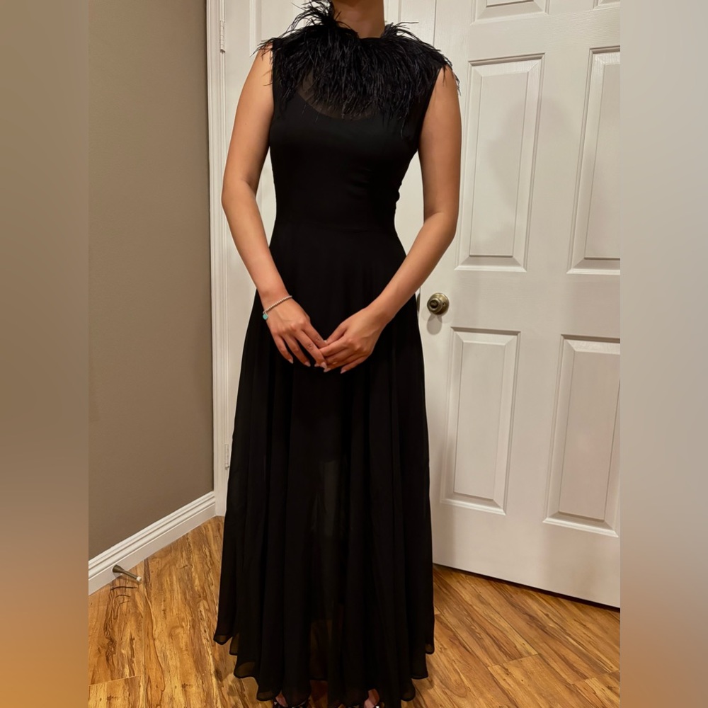 Dolce & Gabbana Black Sleeveless Maxi Evening Gown